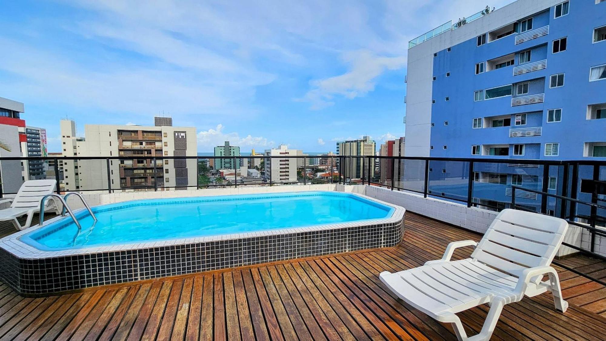 Apartamento Beleza E Conforto Cabo Branco C/ Piscina E Garagem João Pessoa